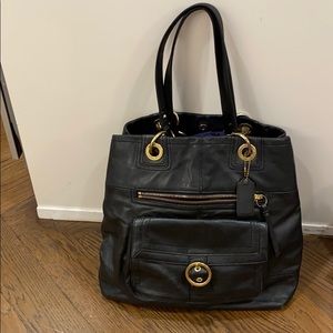 Black Coach Shoulder Bag